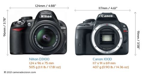 Nikon D3100 vs Canon EOS 100D Karşılaştırma